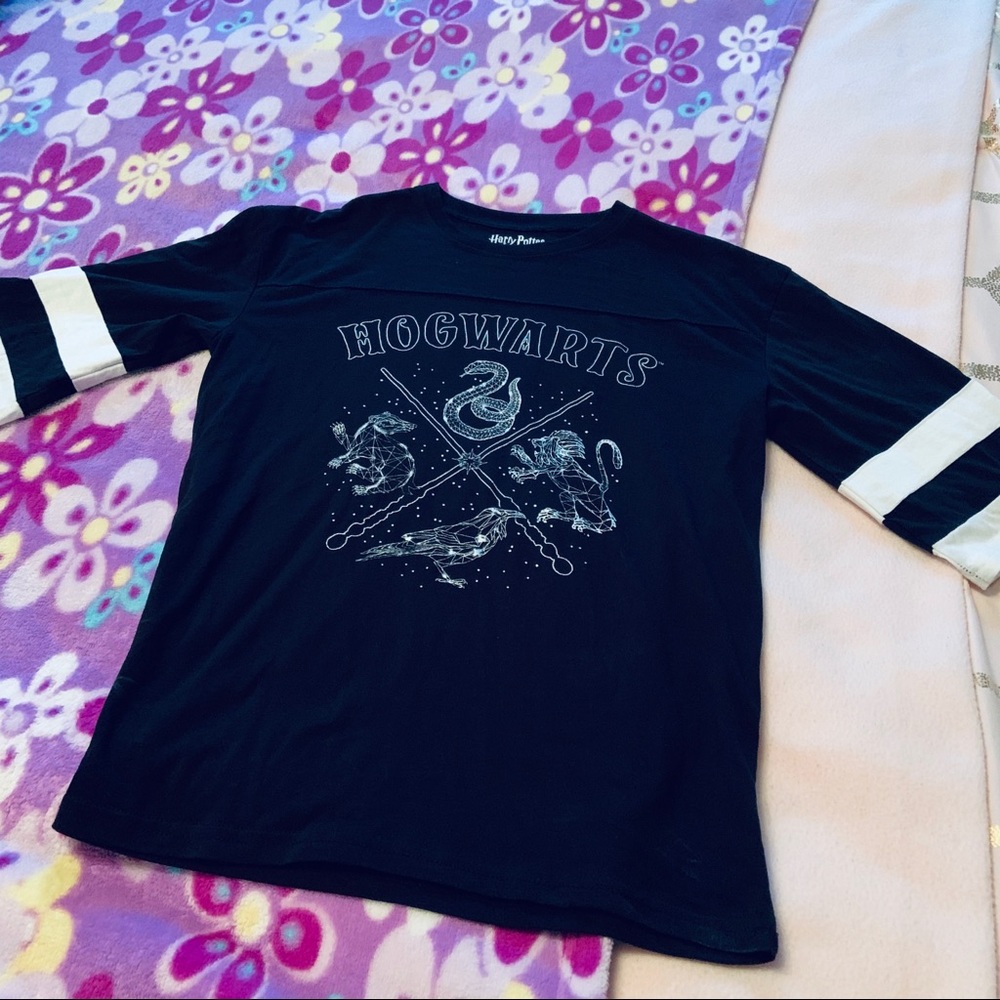 Girls Harry Potter T-Shirt sz M, mid-sleeve